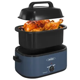 Sunvivi 795276249597 22 Quart Electric Roaster Oven Turkey With Lid Roasters