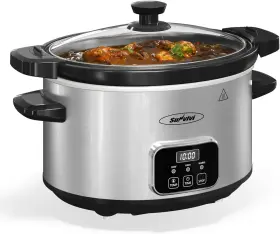 Zes011sl-11-sv-spsv-n1 Sunvivi 4 Quart Programmable Slow Cooker With Locking Lid Removable Ceramic Pot 3