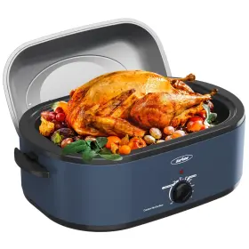 Zer001-db-22-sv-vc Sunvivipro 22-quart Electric Roaster Oven With Removable Pan And Self-basting Lid Perfe