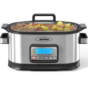 Zes016 Sunvivipro 11-in-1 Multicooker 6.5 Quart Slow Cooker Roaster Oven