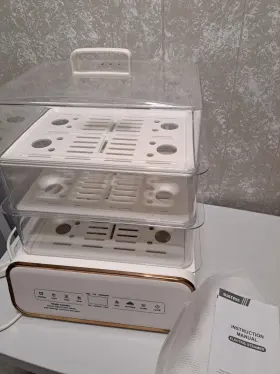 Hd-zl003e Sustea Electric Food Steamer Cooker Healthy Vegetable Steaming Pot Stackable Baskets