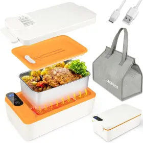 202408 Suteng Cordless Electric Lunch Box Beige Updated Mode No Water Required