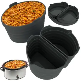 Tasmai 197644456895 Premium Quality 3 Pack Crock Pot Liners 4-8 Quart Slow Cooker Reus