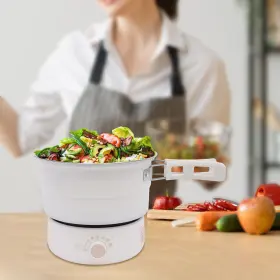 500w Tbvechi 316982233610 1.6l Mini Hot Pot Multifunction Split Electric Cooker With Steamer 110v New
