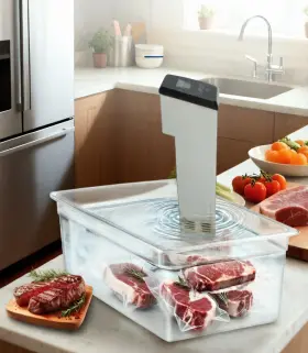 134193 Techtongda Commercial 20l/8kg Low Energy Sous Vide Cooke Steak Thawing Machine Cooking