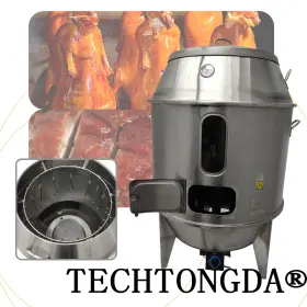 220607-usa Techtongda Two-layer Stainless Steel Oven Commercial Lpg Type Roast Duck Chicken Goose