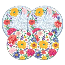 The Pioneer Woman 711181540239 Brilliant Blooms Lithographed Steel Range Burner Covers 4 Ct