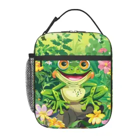 Ha05lb41214frog94 Ti Caldi Cute Frog Lunch Box For Women Adults Kids Insulated Cooler Frog94