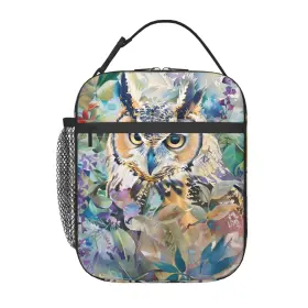 Ha05lb41214owl81 Ti Caldi Cute Owl Lunch Box For Women Adults Kids Insulated Cooler Owl81
