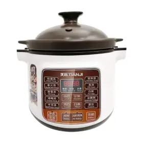 Dgd40-40ld Tianji Electric Stew Pot 4l Full-automatic Slow Cooker Ceramic Inner Po