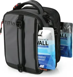 10061282698474 Titan By Arctic Zone High Performance Insulated Expandable Lunch Pack - Sharkskin Gray