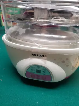 Ddz-16bws Titanji Smart Twin Ceramic Pot Electric Stewpot With Steam Tray 1.6l/ 300w