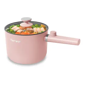 10b-1p Topwit Hot Pot Electric 1.5l Ramen Cooker Portable Non-stick Frying Pan 10b-1p Topwit Hot Pot Electric 1.5l Ramen Cooker Portable Non-stick Frying Pan