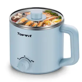 Topwit 631384987900 Electric Pot Mini Ramen Cooker 1.6l Noodles Hot M Topwit 631384987900 Electric Pot Mini Ramen Cooker 1.6l Noodles Hot M