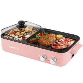 T210l Topwit Hot Pot Electric With Grill 2 In 1 Indoor Non-stick For Steaks Shabu T210l Topwit Hot Pot Electric With Grill 2 In 1 Indoor Non-stick For Steaks Shabu