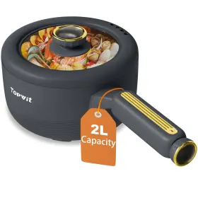 Xk2001h Topwit Hot Pot Electric 2l Non-stick Saut Pan Portable Cooker For S