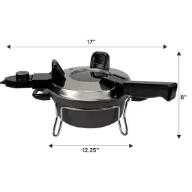 Total Chef 667649009490 Czech Cooker The Ultimate Electric Oven With Adjustable Thermostat Versatile #3