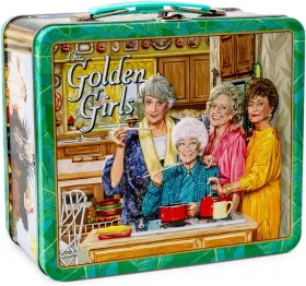 Tnk-68037-c Toynk The Golden Girls Cast Retro Metal Tin Lunch Box Tote