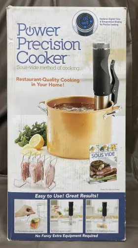 Tristar 752356822606 Power Precision Cooker Sous-vide Method Of Cooking Digital Time Tristar 752356822606 Power Precision Cooker Sous-vide Method Of Cooking Digital Time