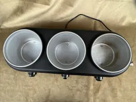 Bs-315r Tru Brands/three/3/vessel/buffet Slow Cooker Triple Buffet Server Base Only 4.5 Quart Tested And Works #3