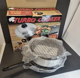 08-01383 Turbo Cooker 4-in-1 Cooking System - As Seen On Tv With Chef Randall Open Box