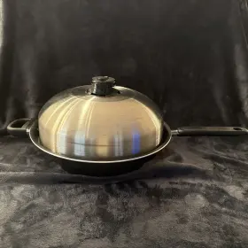 Pd0903 Turbo Cooker The 3-piece All-in-one Stainless Steel Pan Cooking System