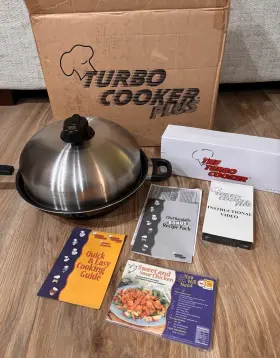 08-01793 Turbo Cooker Plus Brand New - The 4-in-1 Cooking System