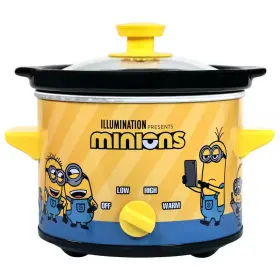 Uncanny Brands 445007139170 2 Quart Despicable Me Minions Yellow Slow Cooker