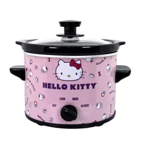 Uncanny Brands 445046947941 2 Quart Pink Hello Kitty Slow Cooker