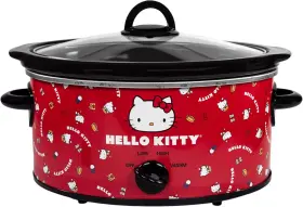 Uncanny Brands 445051242253 Hello Kitty 5-quart Slow Cooker - Cook With Your Favorite