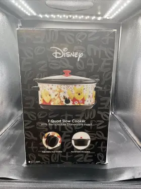 Uncanny Brands 849789026135 Collector Winnie The Pooh Walt Disney New Never Used Rare Slow Cooker Crock Pot #2 Uncanny Brands 849789026135 Collector Winnie The Pooh Walt Disney New Never Used Rare Slow Cooker Crock Pot #2
