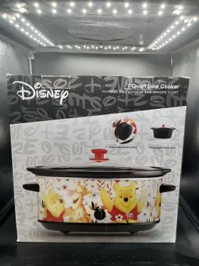Uncanny Brands 849789026135 Collector Winnie The Pooh Walt Disney New Never Used Rare Slow Cooker Crock Pot #3 Uncanny Brands 849789026135 Collector Winnie The Pooh Walt Disney New Never Used Rare Slow Cooker Crock Pot #3