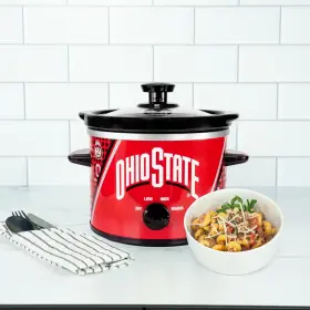 Sc2-col-osu Uncanny Brands Fba-1 Ohio State Buckeyes 2 Quart Slow Cooker - Cook With Your Favorite Mascot