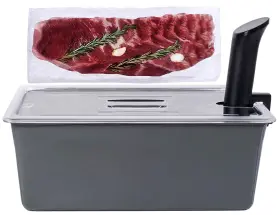 V Eske 304369255706 Large Sous Vide Container With Lid And Insulating Sleeve Accessories