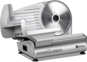 2bxgt312t Valley Sportsman Meat Slicer Silver 190mm Blade Plastic Cover&pusher&press Sliver