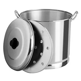 4045949 Vasconia 26-quart Tamale Steamer Pot With Rack And Aluminum 26 Quarts 4045949 Vasconia 26-quart Tamale Steamer Pot With Rack And Aluminum 26 Quarts