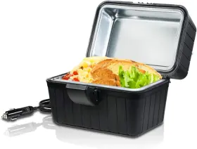 Vaygway 600164091854 12v Portable Heating Lunch 1 Pack Black Box