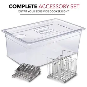 Veske 304369255669 Large Sous Vide Container With Lid And Racks Kit Accessories V Eske #3