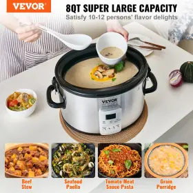 Vevor 197988265658 Slow Cooker Ceramic Inner Pot For Home/commercial Use