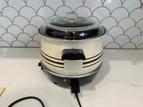 L-3161 Vintage West Bent 4 Quart Slow Cooker - Tested And Working #3
