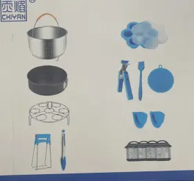 Violet 313084786747 Chlyan 14 Pcs Instant Pot Accessories Set Pressure Cooker #2