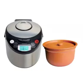 Vitaclay 711181775624 4 Quart Smart Organic Clay Multi-cooker 8-cup