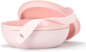 W&p 851533008601 Porter Bowl Lunch Container With Protective Non-slip One Size Blush