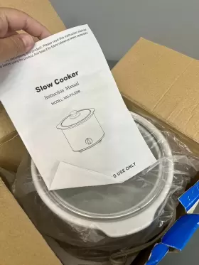 Md-yhj20b Wal Mart Nib Walmart 2 Quart White Slow Cooker #2