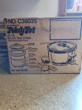 38033 Wearever Wear Ever Pokey Pot Electric Slow Cooker Tested Usa Vintage 70s Antique #2