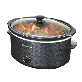 West Bend 072244000580 Slow Cooker 6-quart Manual Crockery Style With Dishwasher Safe Oval Ceramic C #2