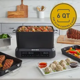 West Bend 072244891256 Versatility Plus Slow Cooker Large-capacity Non-stick Multicooker With Varia #2
