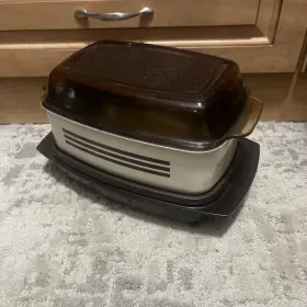 5301 West Bend Vtg Slow Cooker Plus 4 Quart Crock Pot Griddle Ser No. Retro #3