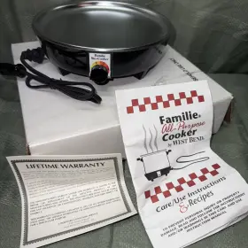 7325-3u West Bend 7235 Vtg Electric Familie All Purpose Slow Cooker Brand New In Box