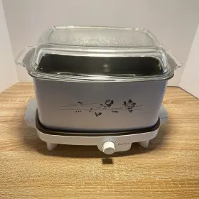 84006 West Bend Vtg 6 Quart Multi Purpose Slow Cooker 5 Settings See All Pics